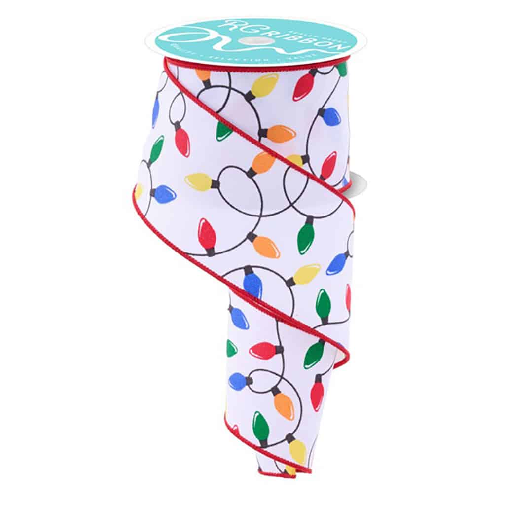 Christmas Light String Ribbon 25