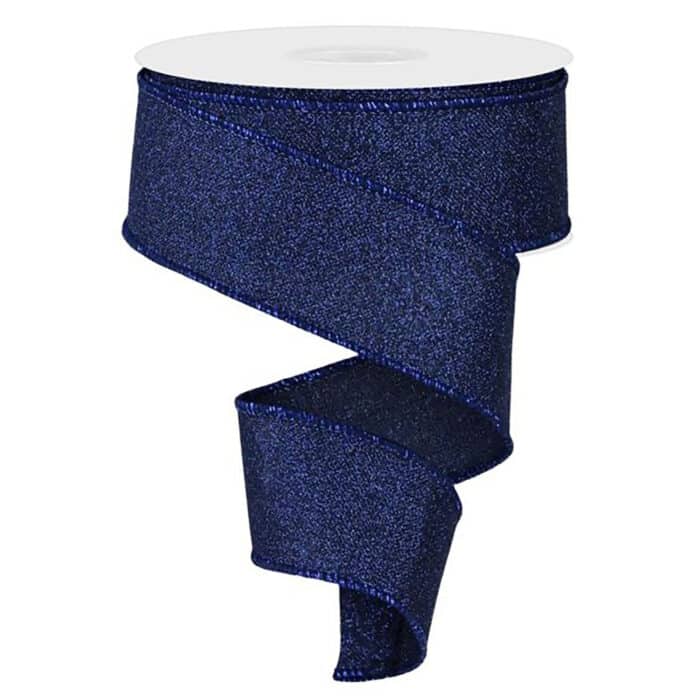 Fine Glitter on Royal Ribbon 15