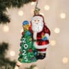 2025 Santa With Tree Ornament Old World Christmas