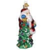 2025 Santa With Tree Ornament Old World Christmas Side