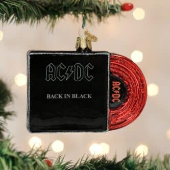 Back In Black Album Cover Ornament Old World Christmas