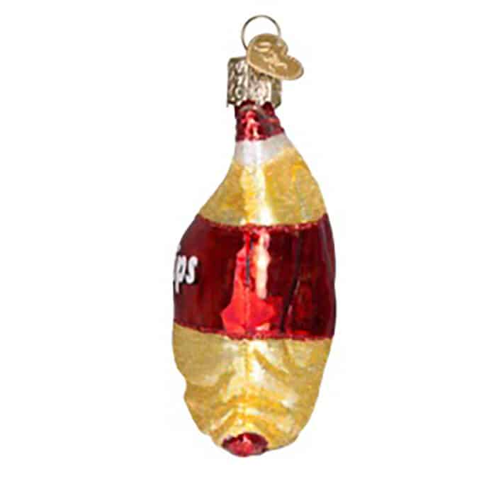 Bag of Chips Ornament Old World Christmas Side