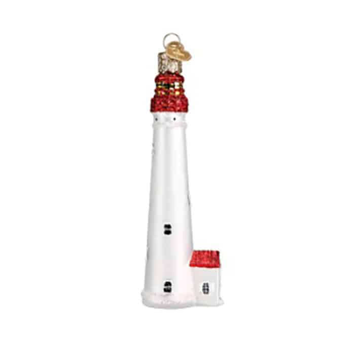 Cape May Lighthouse Ornament Old World Christmas Back