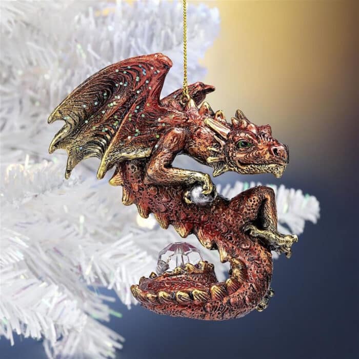 Christmas Light Protector Dragon Ornament