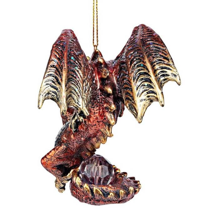 Christmas Light Protector Dragon Ornament Back