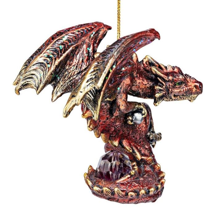 Christmas Light Protector Dragon Ornament Side One