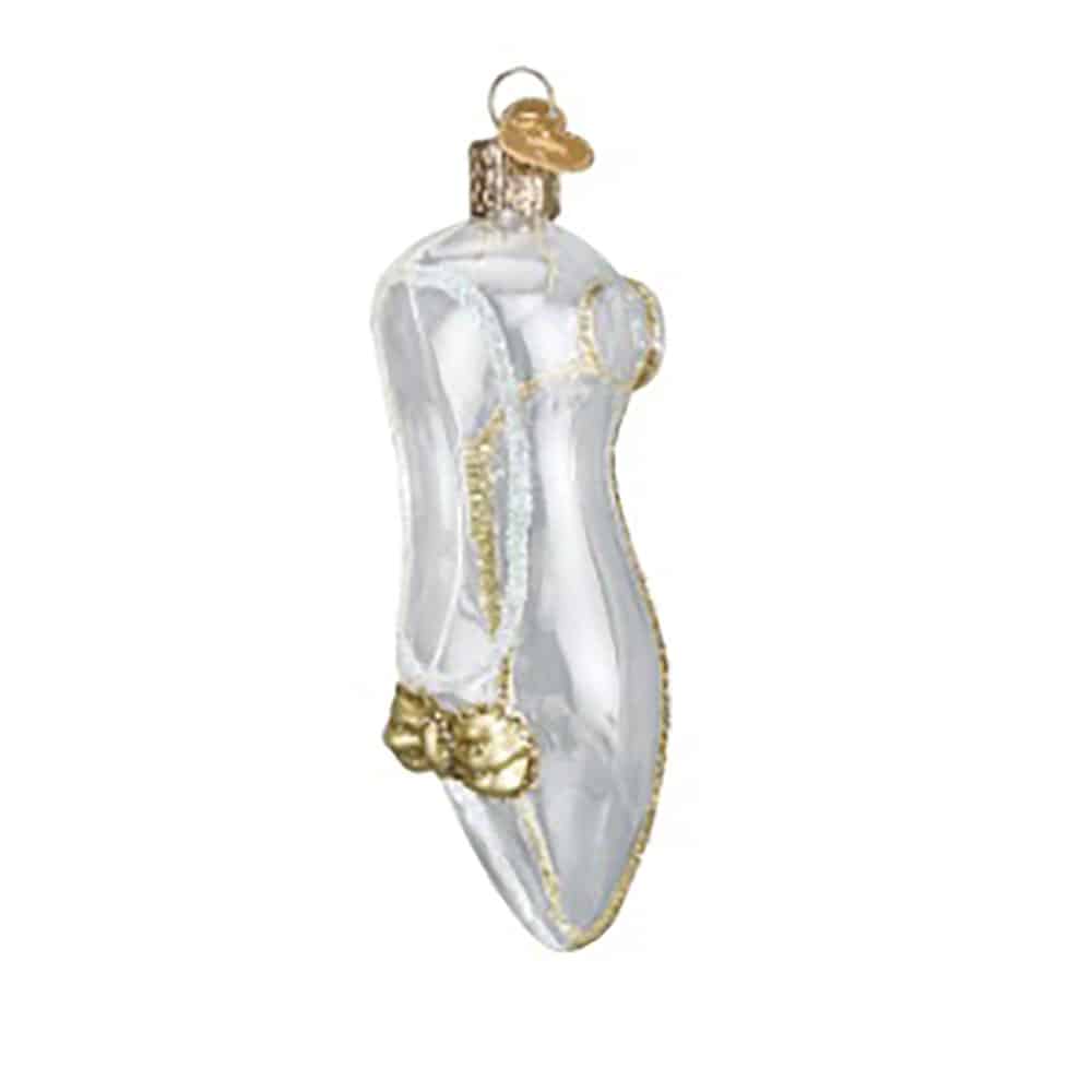 Cinderellas Slipper Ornament Old World Christmas Side