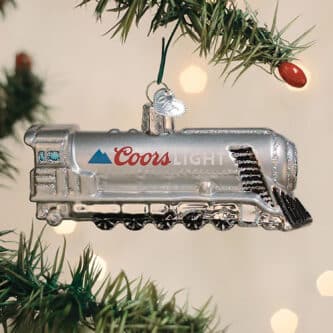 Coors Light Chill Train Ornament Old World Christmas