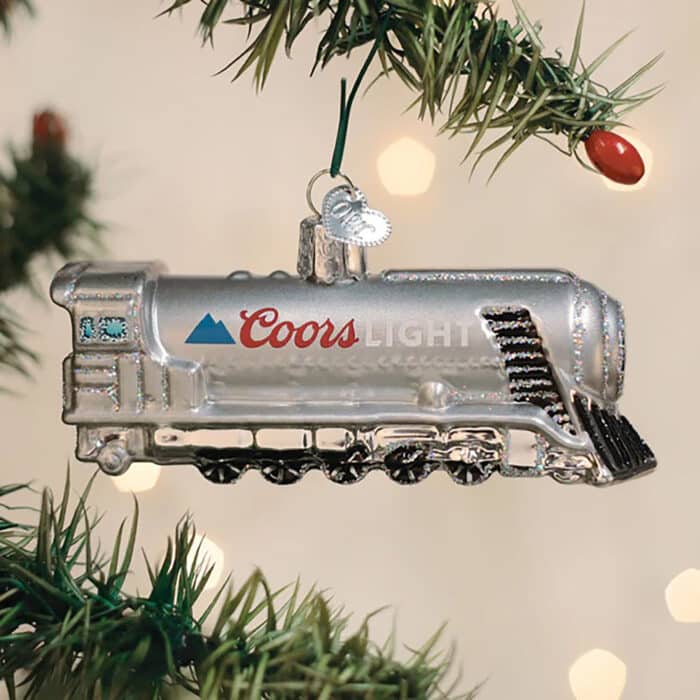 Coors Light Chill Train Ornament Old World Christmas