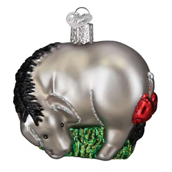 Eeyore Ornament Old World Christmas Side