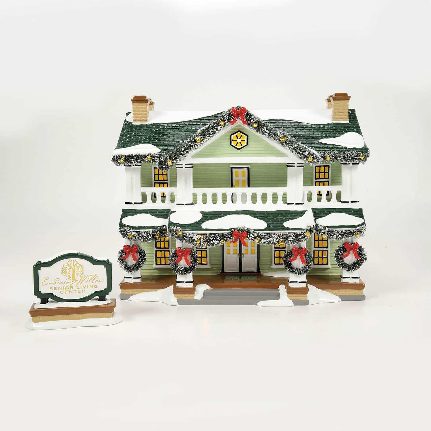 Enduring Willow Senior Center Snow Village Front