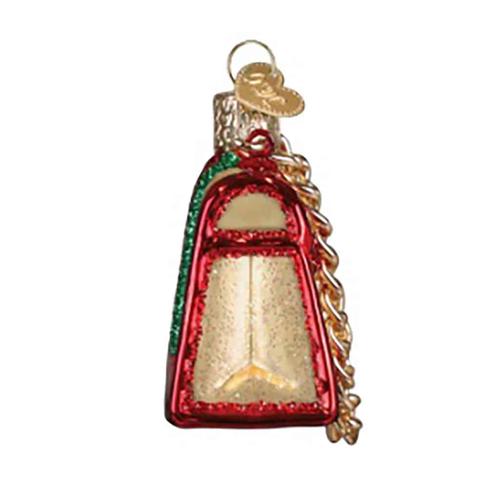 Fashion Purse Ornament Old World Christmas Side