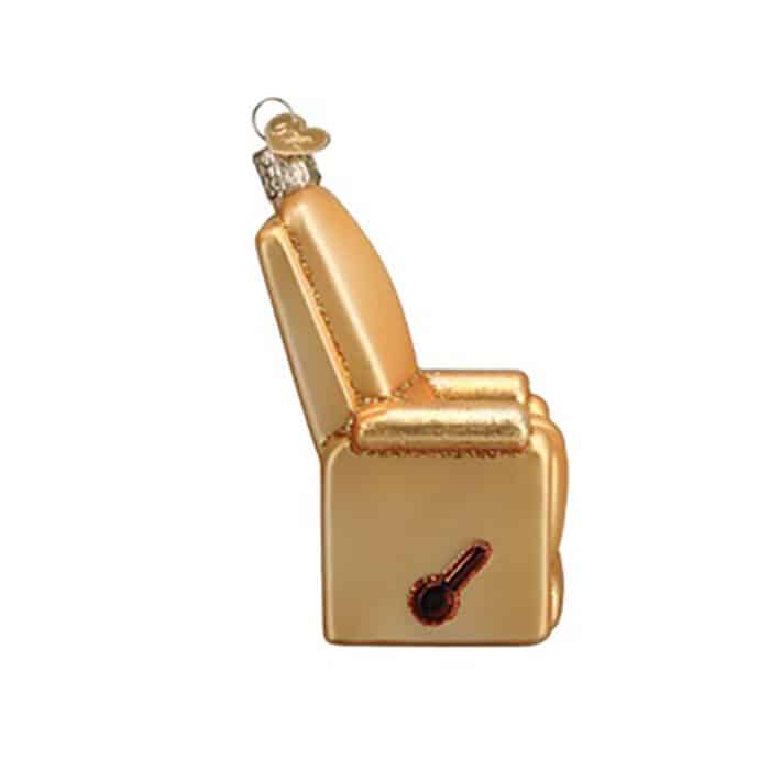 Favorite Recliner Ornament Old World Christmas Side