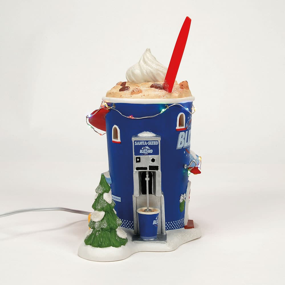 Forecasting a Blizzard North Pole Village D56 Side