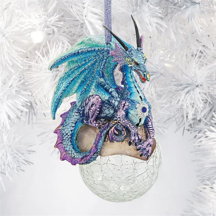 Frost the Gothic Dragon Ornament