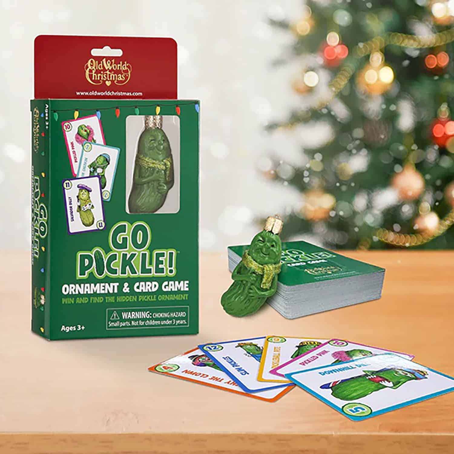 Go Pickle Game and Ornament Old World Christmas