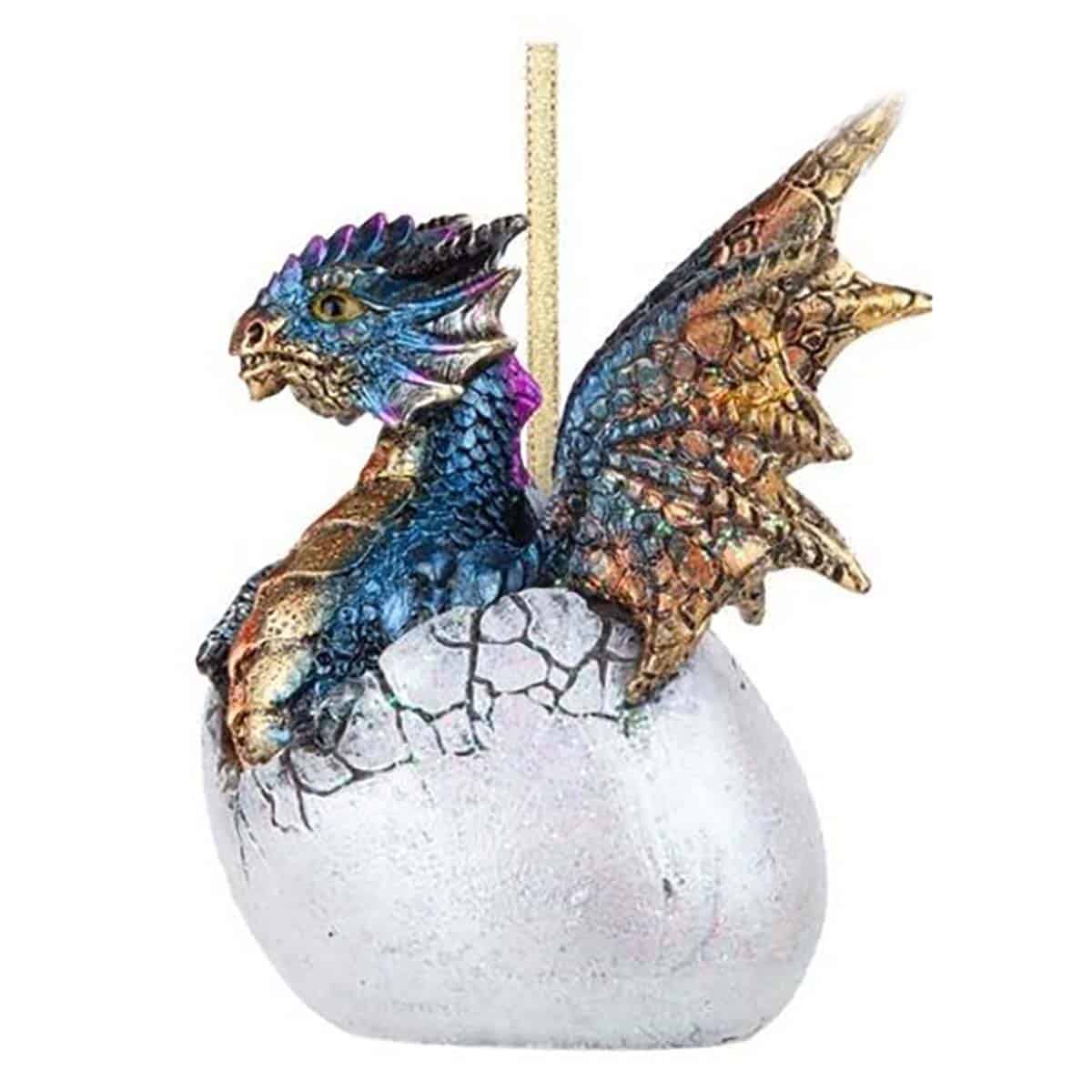 Hard Boiled Dragon Hatchling Ornament Side