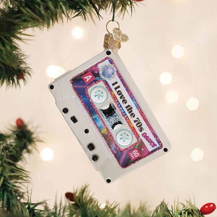 I Love the 70s Cassette Ornament Old World Christmas