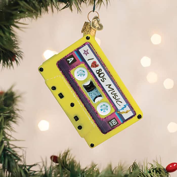 I Love the 80s Cassette Ornament Old World Christmas