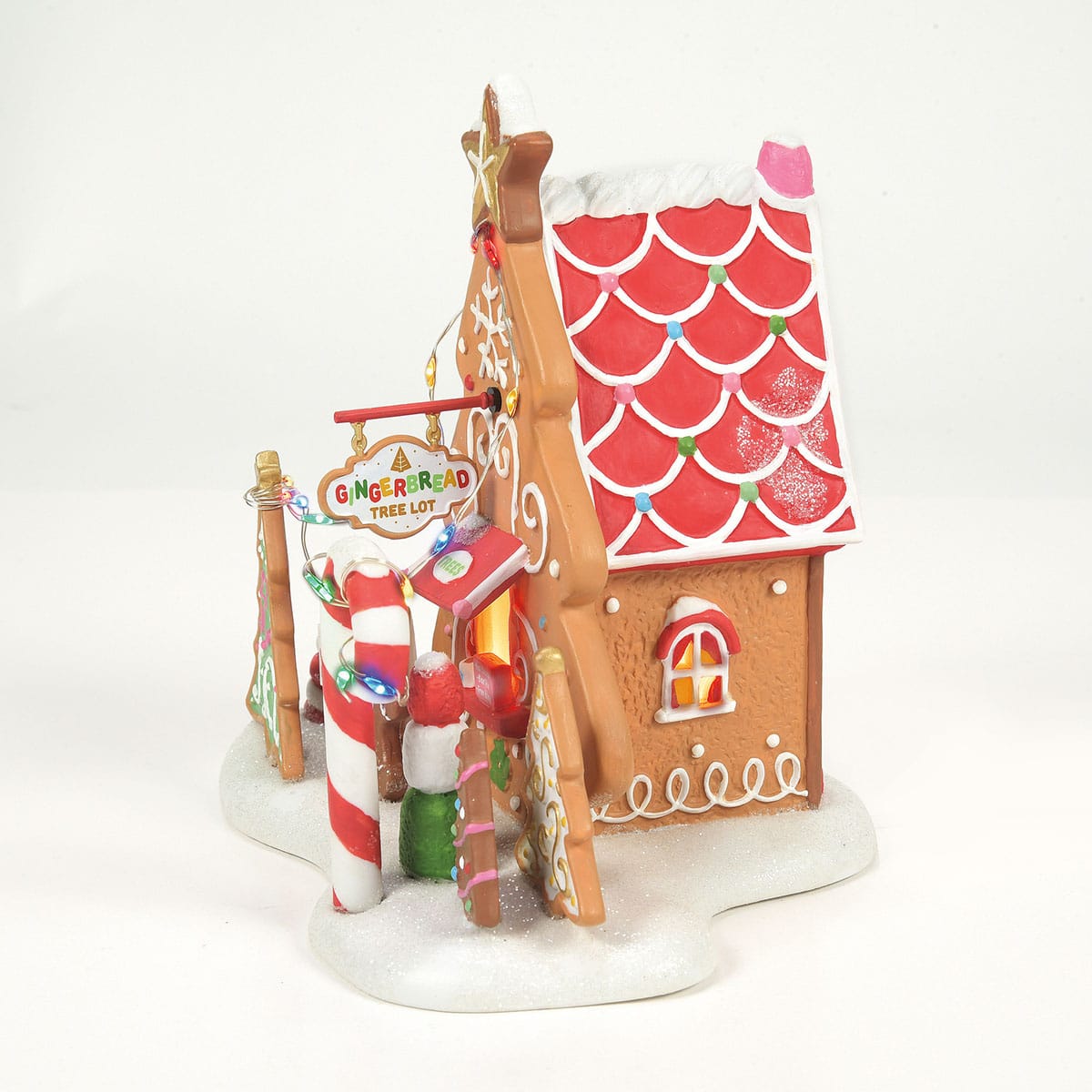 Ice Your Own Tree Lot North Pole Village D56 New Side One