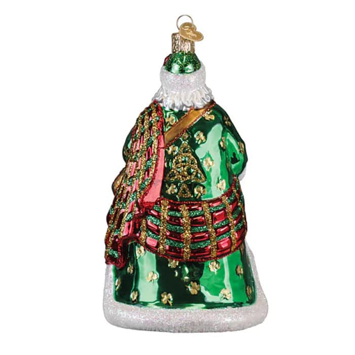 Irish Father Christmas Ornament Old World Christmas Back