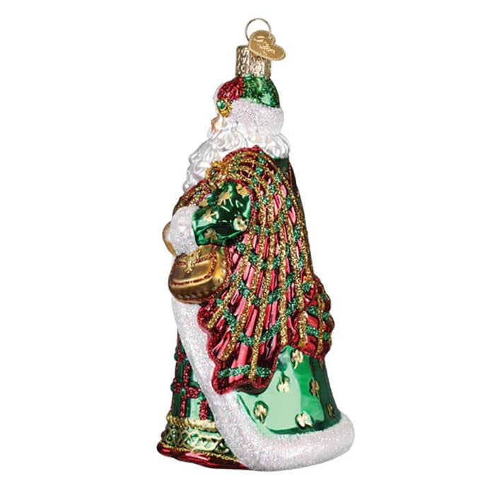 Irish Father Christmas Ornament Old World Christmas Side