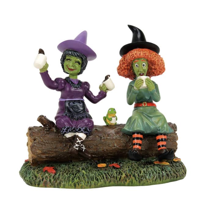 Jitter Witches Halloween Village D56 New