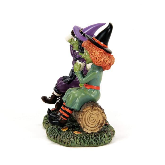 Jitter Witches Halloween Village D56 New Side Two