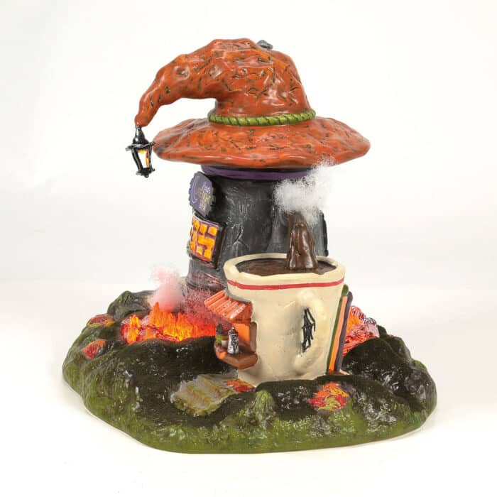 Lunas Late Night Brew Halloween Village D56 New Side