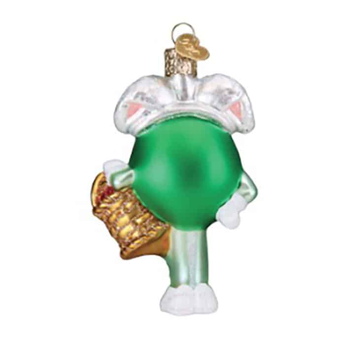 Mms Green Easter Ornament Old World Christmas Back