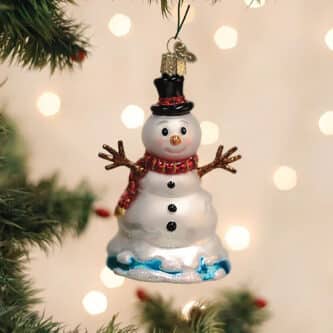 Mr Melting Snowman Ornament Old World Christmas
