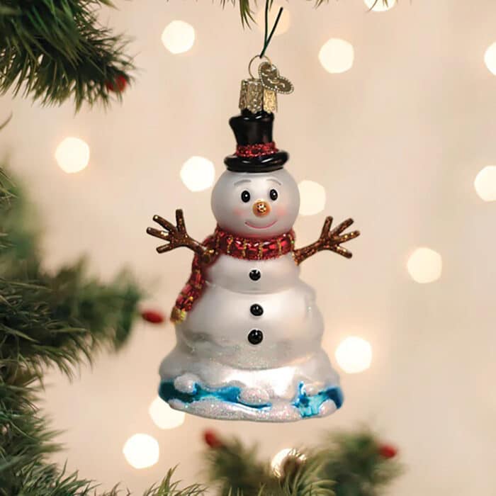 Mr Melting Snowman Ornament Old World Christmas