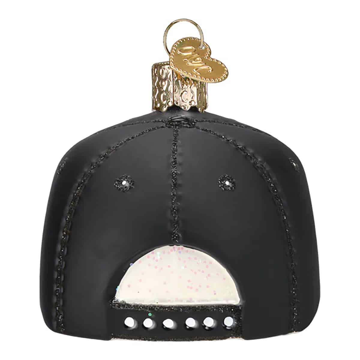 National Guard Us Army Cap Ornament Old World Christmas Back