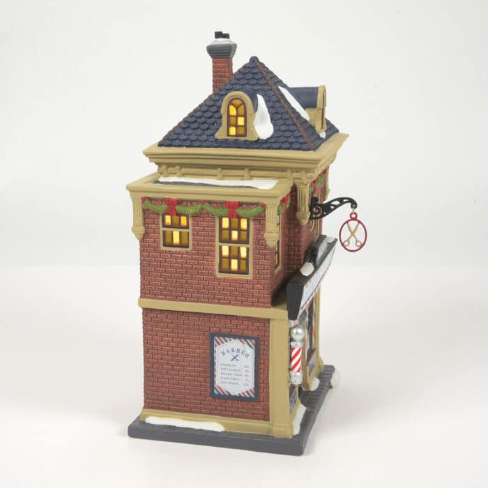 Nicks Barber Shop Christmas in the City D56 Side Two