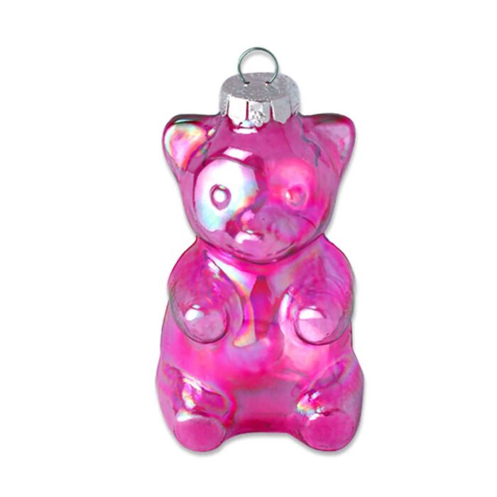 Pink Yummy Gummy Bear Ornament