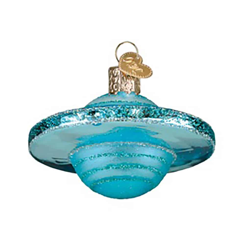 Planet Uranus Ornament Old World Christmas Underneath