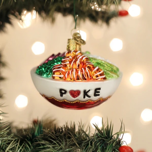 Poke Bowl Ornament Old World Christmas