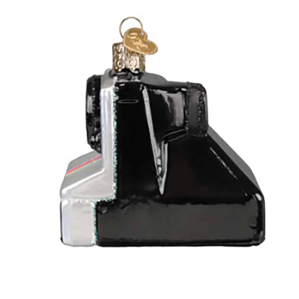 Polaroid Onestep Camera Ornament Old World Christmas Side