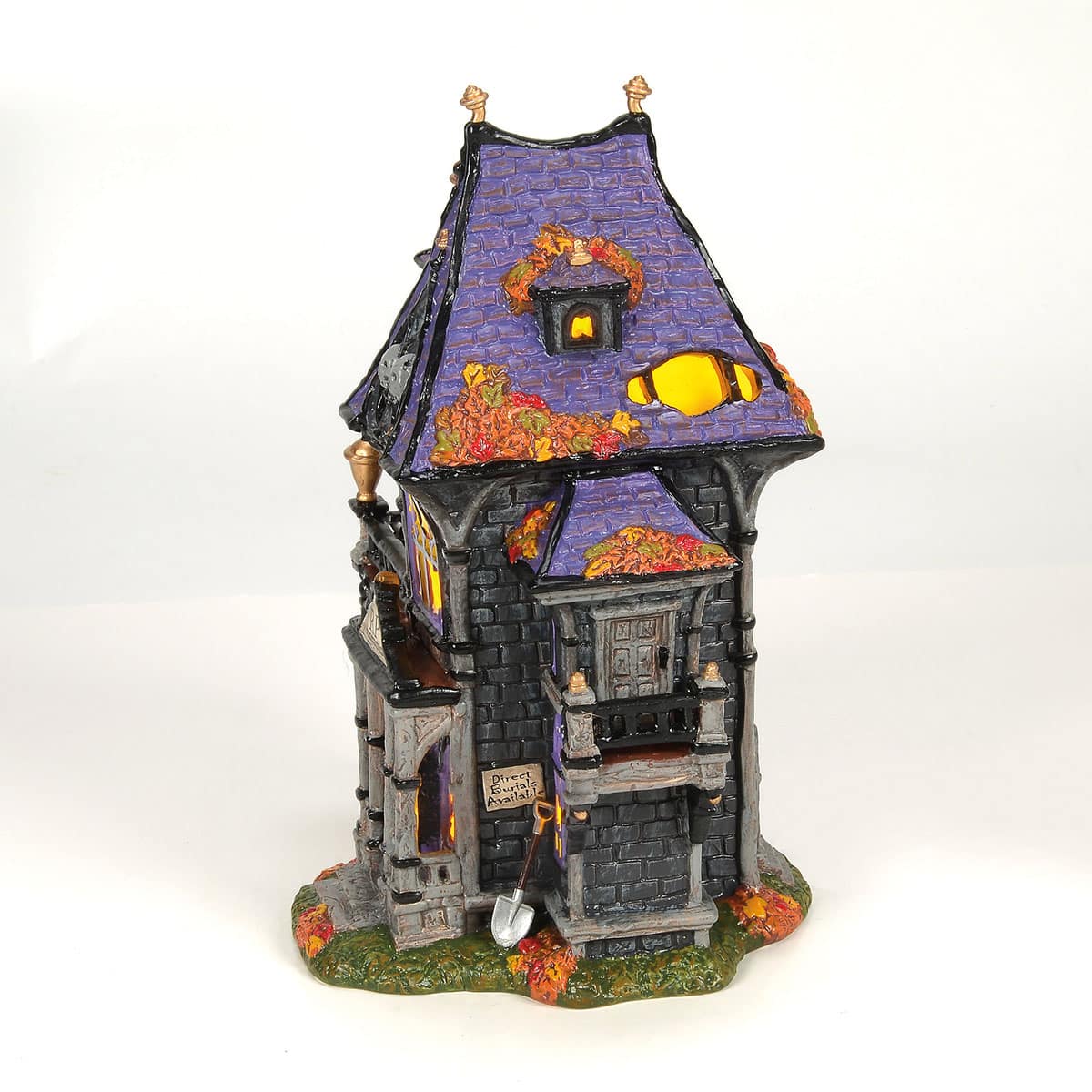 Pucketts Funerarium Halloween Village D56 New Side