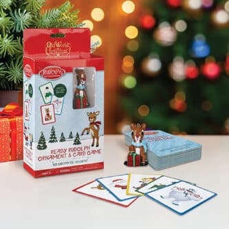 Ready Rudolph Game And Ornament Old World Christmas