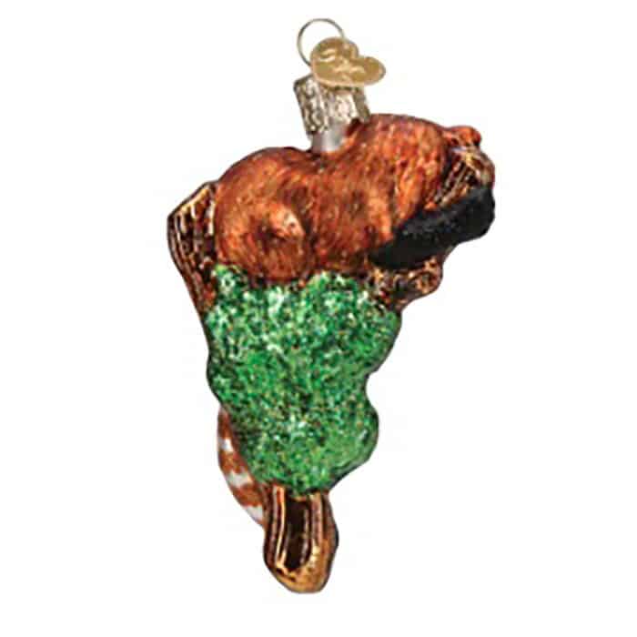 Red Panda Ornament Old World Christmas Back