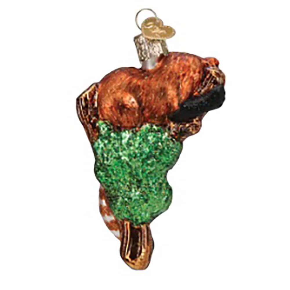 Red Panda Ornament Old World Christmas Back