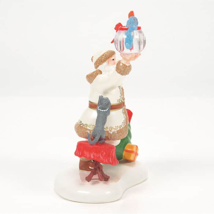 Santa Comes to Town 2025 Snow Village Side