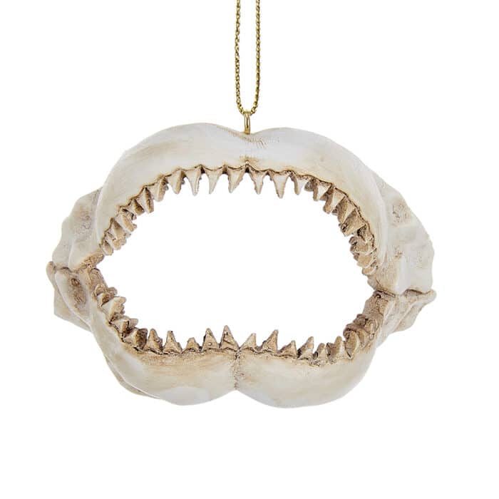 Shark Jaw and Teeth Ornament