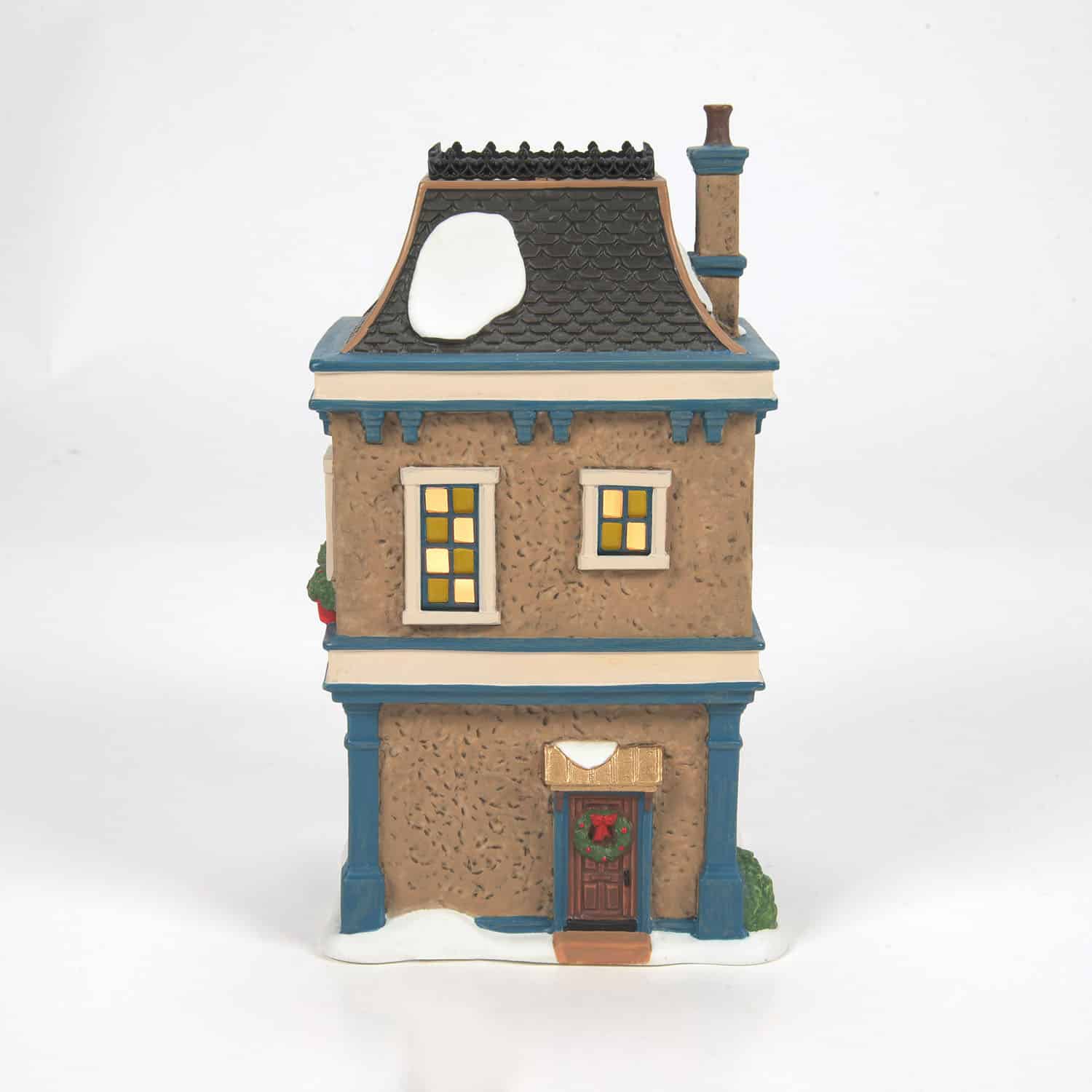 T L Buckingham Doll Shop Dickens Village Back