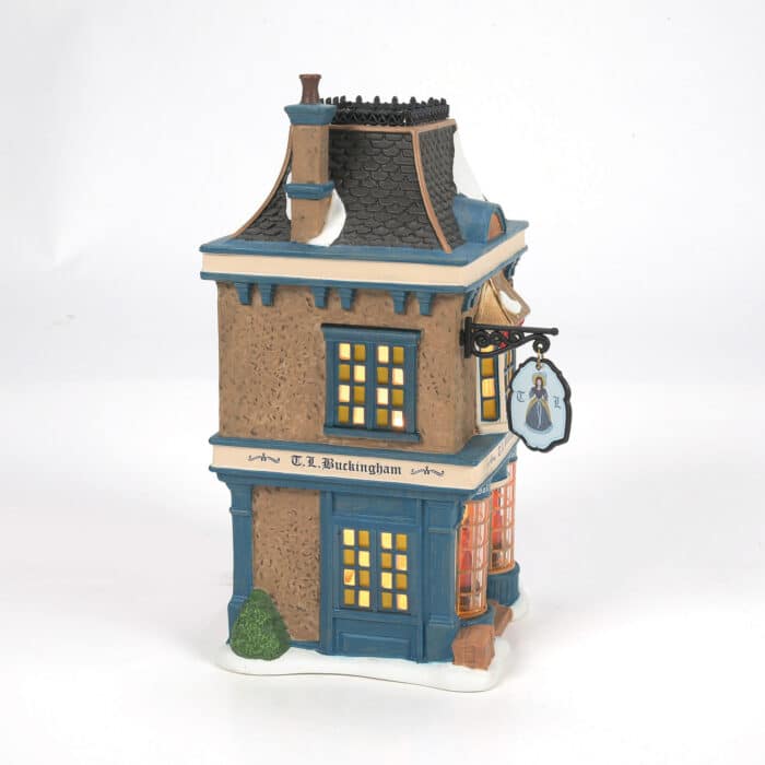 T L Buckingham Doll Shop Dickens Village Side Two