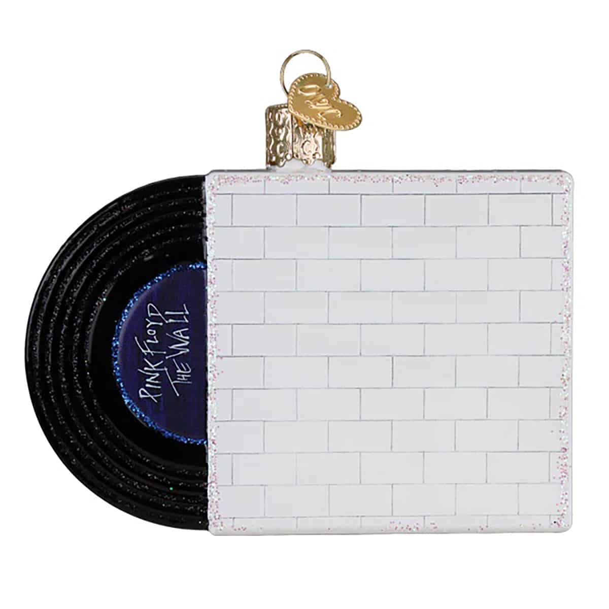 the Wall Album Cover Ornament Old World Christmas Back