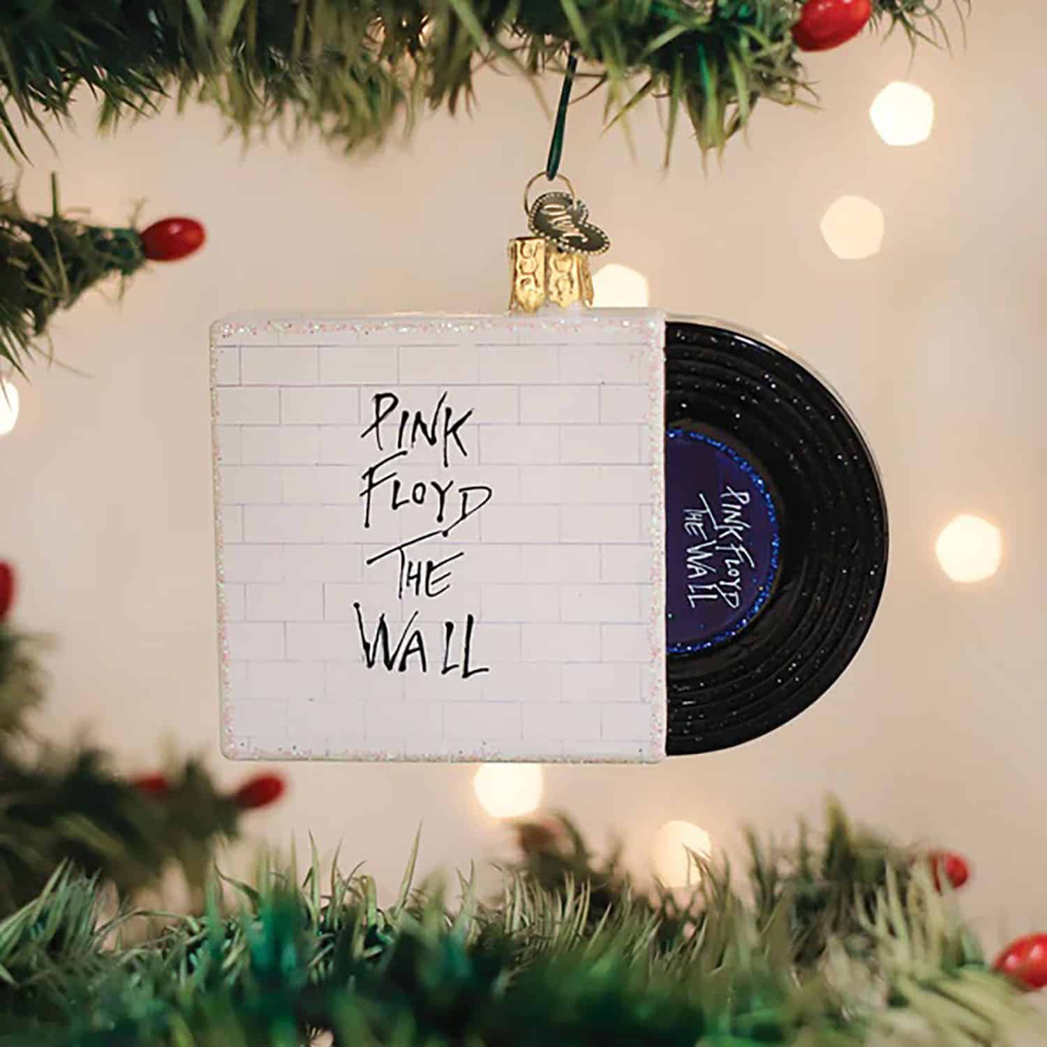 the Wall Album Cover Ornament Old World Christmas