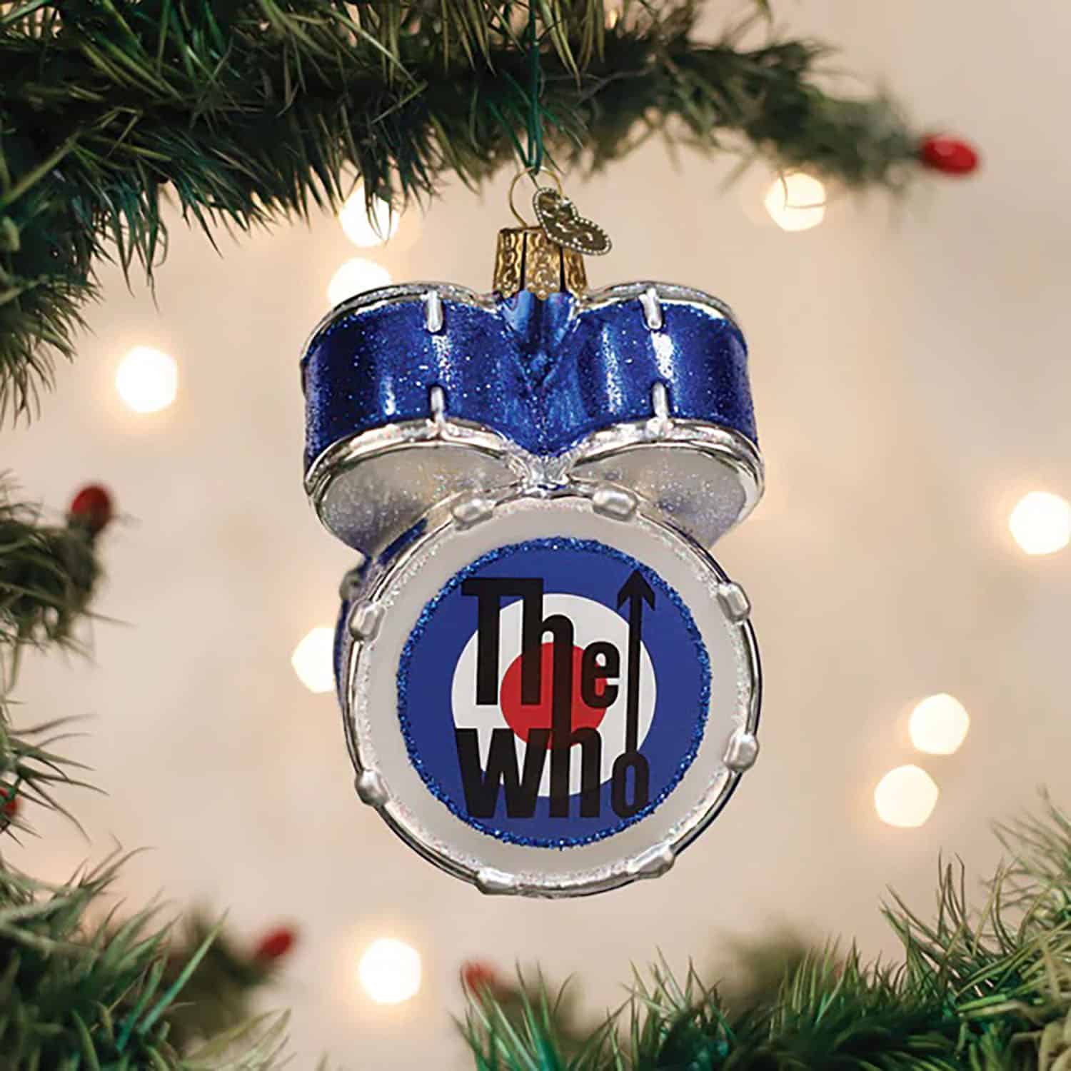 the Who Drum Set Ornament Old World Christmas