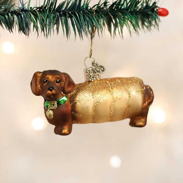 Weiner Dog Ornament Old World Christmas